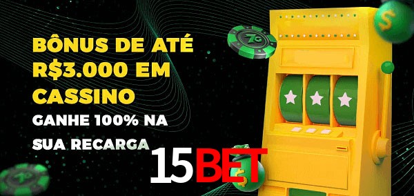 15Bet melhor bônus de depósito